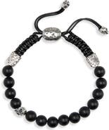 John Varvatos Skull Bead Bracelet