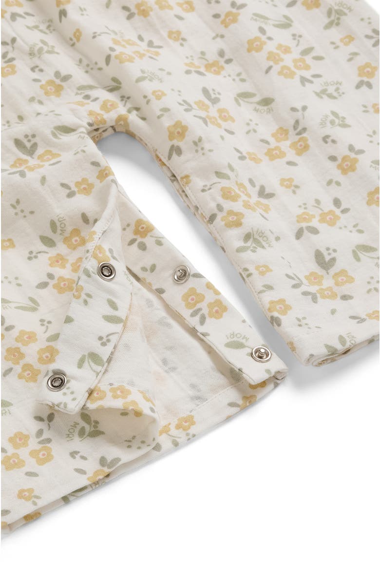MORI Floral Muslin Jumpsuit, Alternate, color, Floral Cloud Dancer