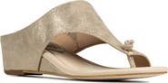 Donald Pliner Toe Loop Wedge Sandal
