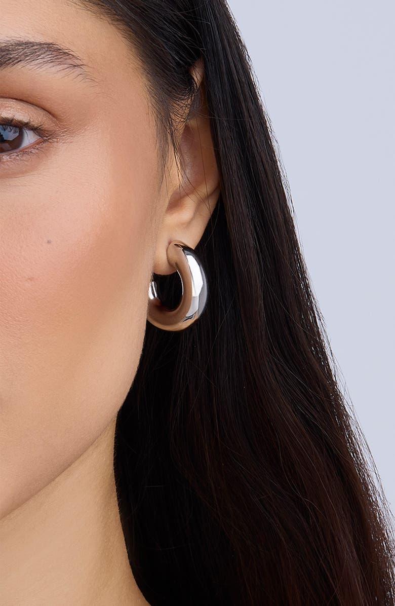 Jennifer Fisher Jamma Mini Hoops, Alternate, color, Silver