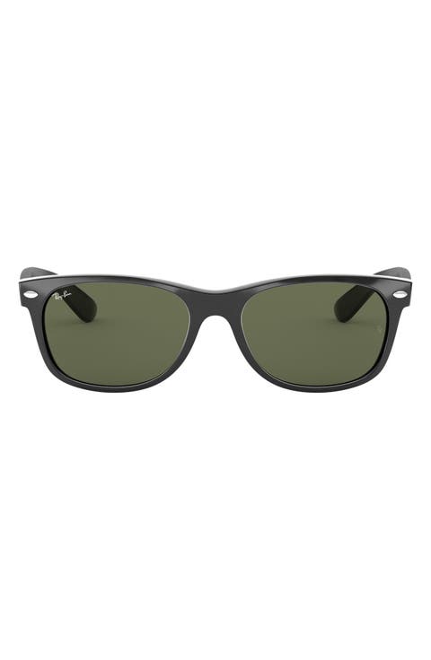 New Wayfarer 55mm Rectangular Sunglasses