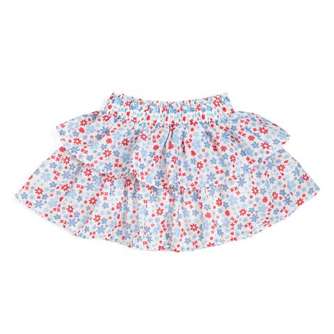 Patriotic Floral Skort (Toddler, Little Kid & Big Kid)