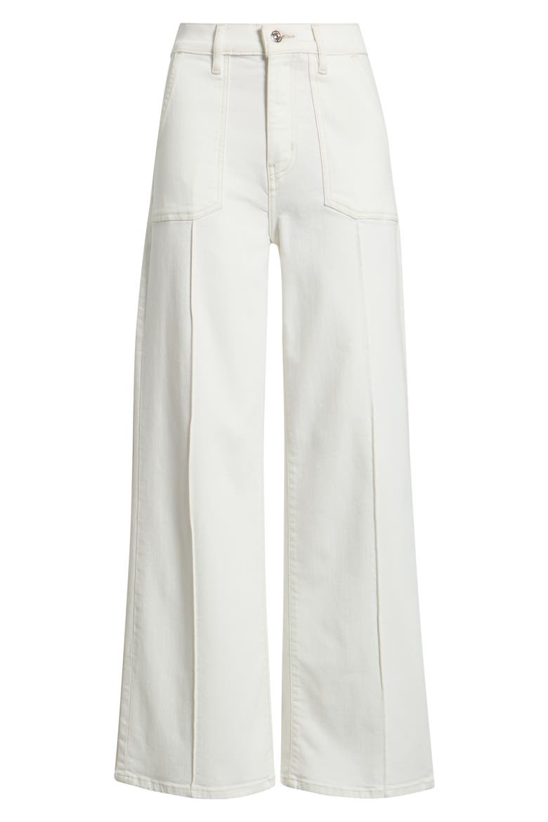 Le Slim Palazzo Pintuck High Waist Wide Leg Jeans, Main, color, AU NATURAL CLEAN