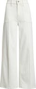 FRAME Le Slim Palazzo Pintuck High Waist Wide Leg Jeans