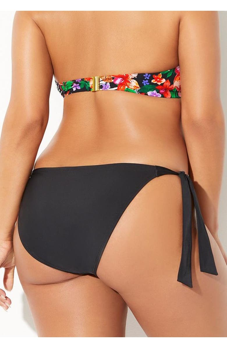 Swimsuits for All Side Tie Swim Brief, Alternate, color, Black