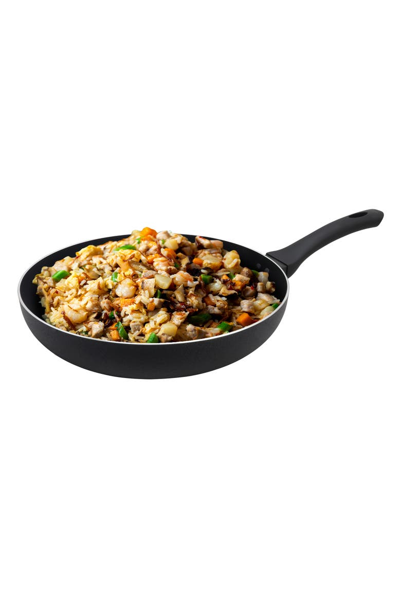 Ashford 12 inch Aluminum Frying Pan in Black, Alternate, color, Black