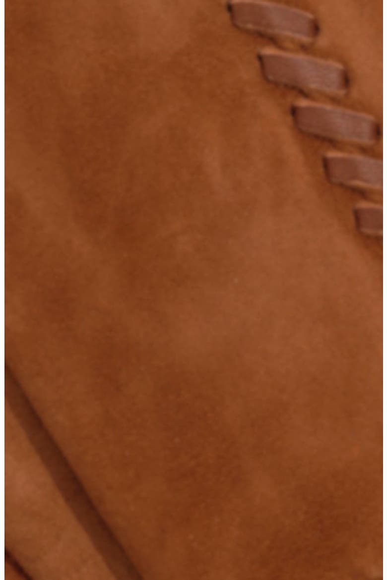 Suede Leather Whip Stitch Touch Glove, Alternate, color, Cuoio