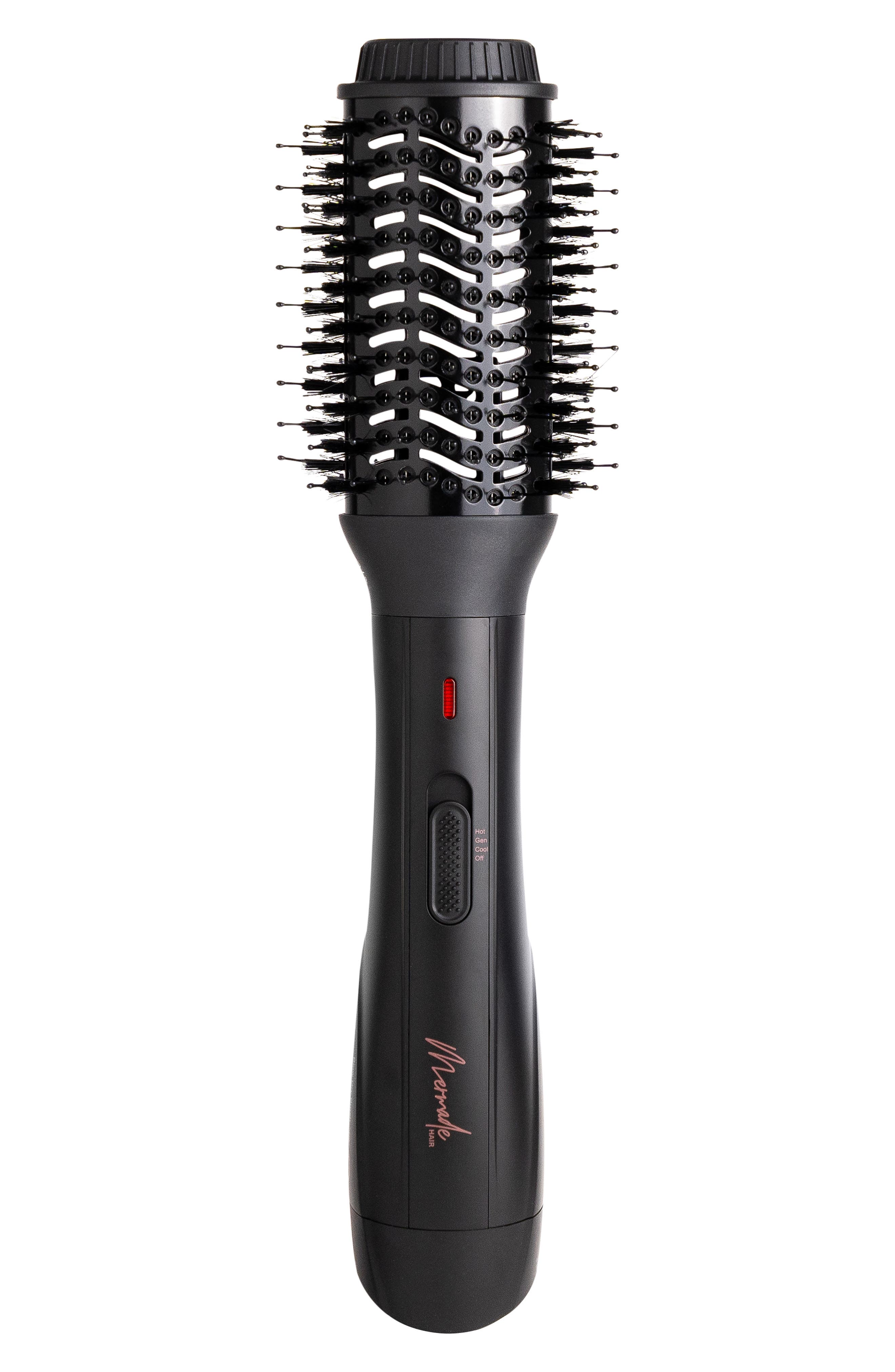 Mermade Hair Blow Dryer Brush in Black 