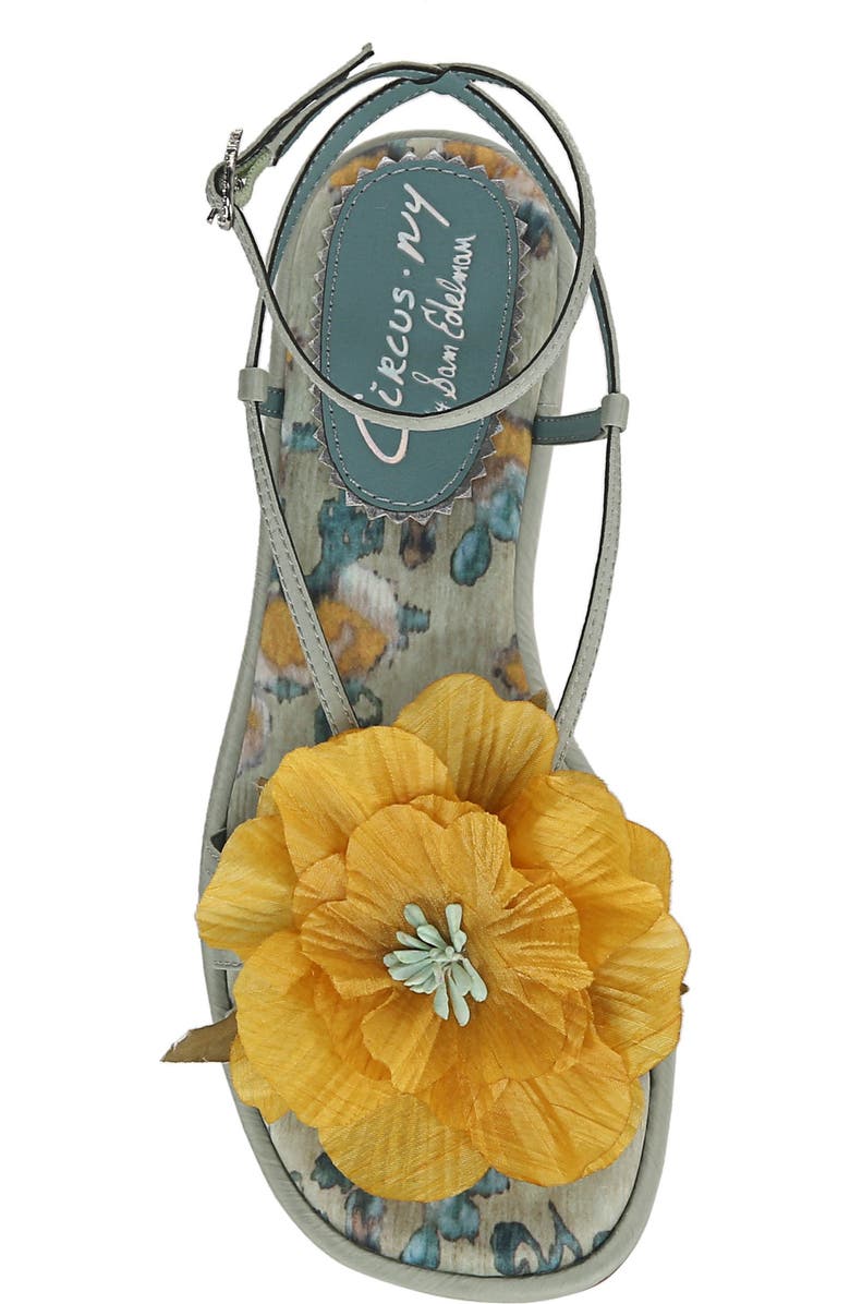 Circus NY by Sam Edelman Olana Flower Sandal, Alternate, color, Cool Mint Multi