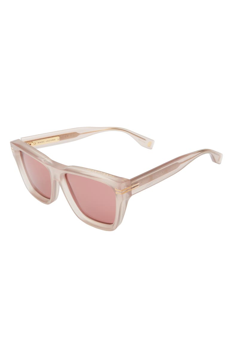 Marc Jacobs 55mm Rectangular Sunglasses, Alternate, color,