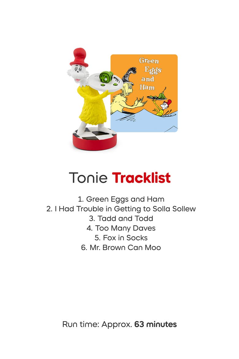 4-Pack Dr. Seuss Tonie Audio Character Bundle, Alternate, color, MULTICOLOR