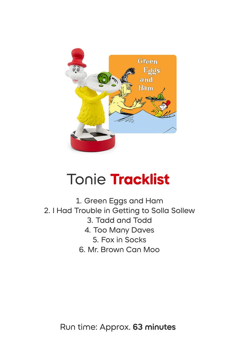 tonies 4-Pack Dr. Seuss Tonie Audio Character Bundle, Alternate, color,