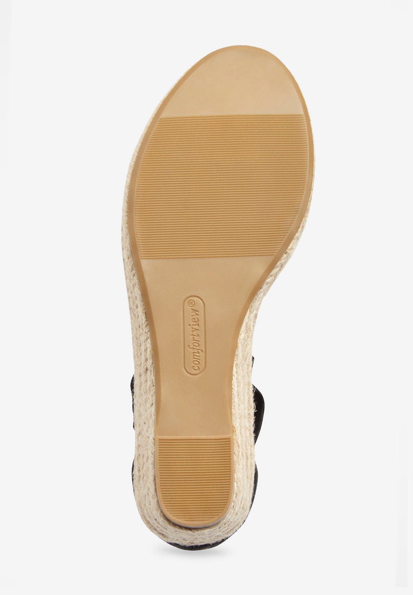 Comfortview The Sabine Espadrille, Alternate, color, Black