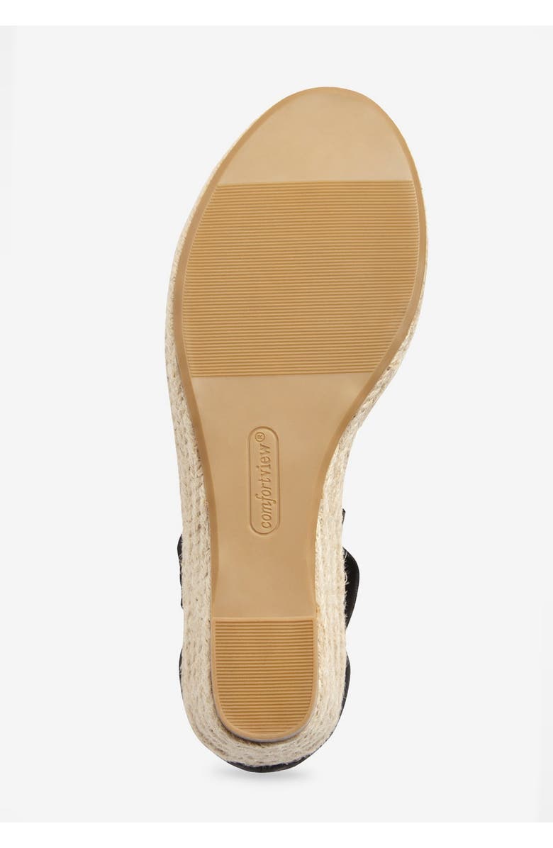 Comfortview The Sabine Espadrille, Alternate, color, Black