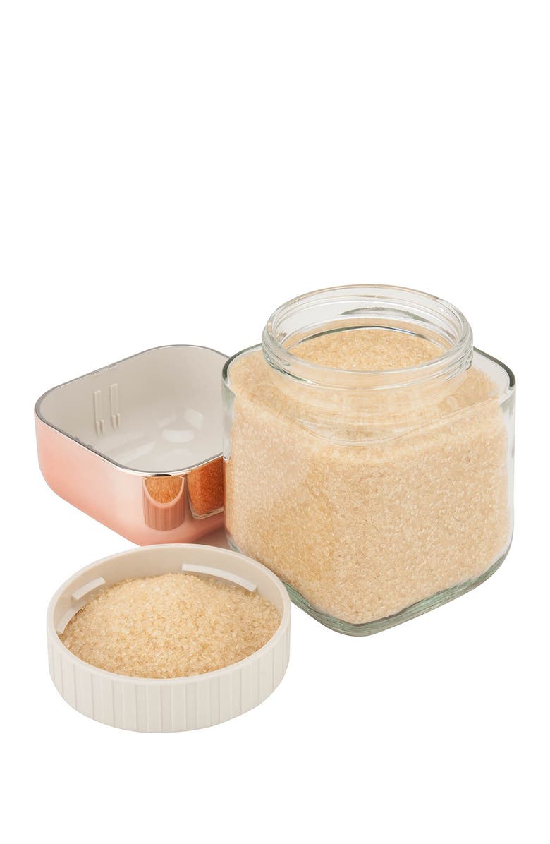 HONEY-CAN-DO Square Storage Jar - Set of 3, Alternate, color, 