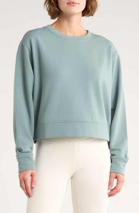 Z by Zella Cozy Knit Crewneck Sweatshirt