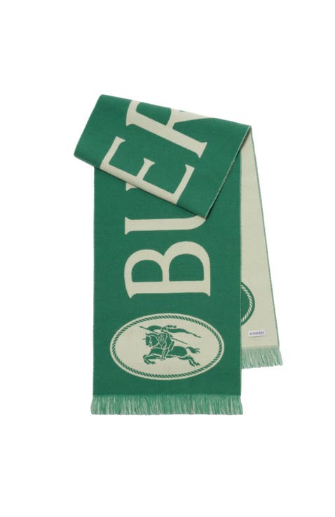 Logo Wool Scarf