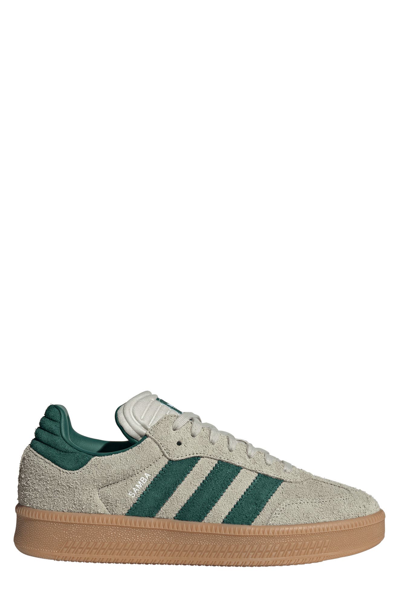 adidas Samba XLG Sneaker, Alternate, color, Putty Grey/Collegiate Green