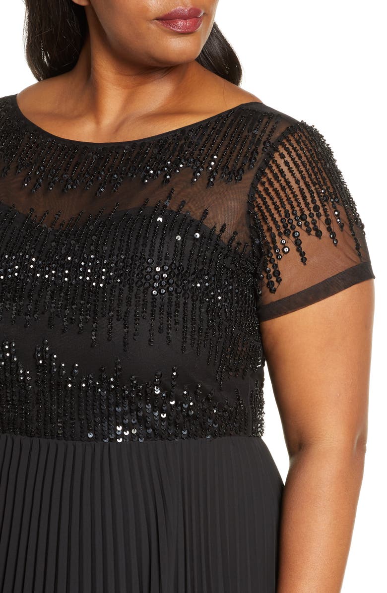 JS Collections Beaded Ballgown, Alternate, color, 