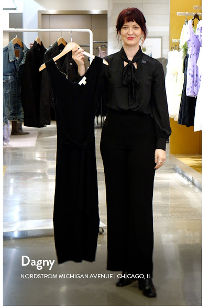 Tie Waist Sleeveless Rib Sweater Dress video