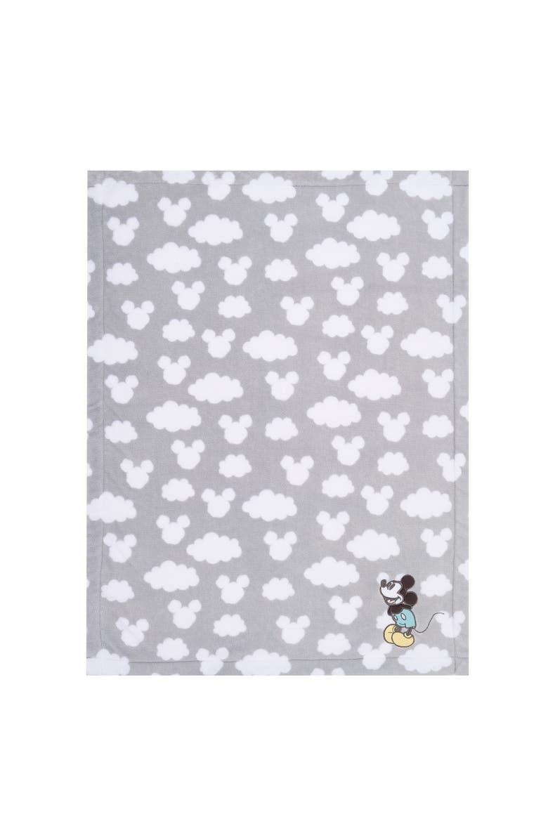 Lambs & Ivy Disney Baby Moonlight Mickey Mouse Soft Fleece Baby Blanket, Alternate, color, 