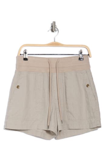 JAMES PERSE JAMES PERSE LINEN MILITARY SHORTS