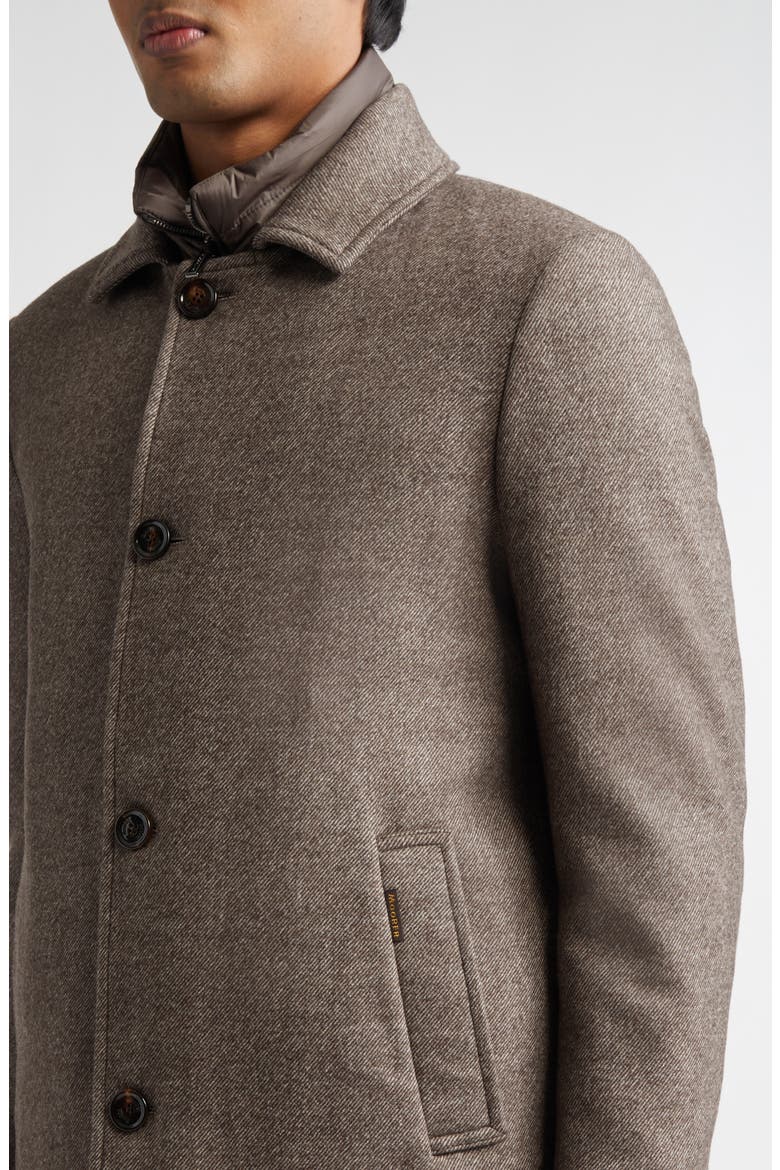 Monferrato Virgin Wool Coat, Alternate, color, TAUPE