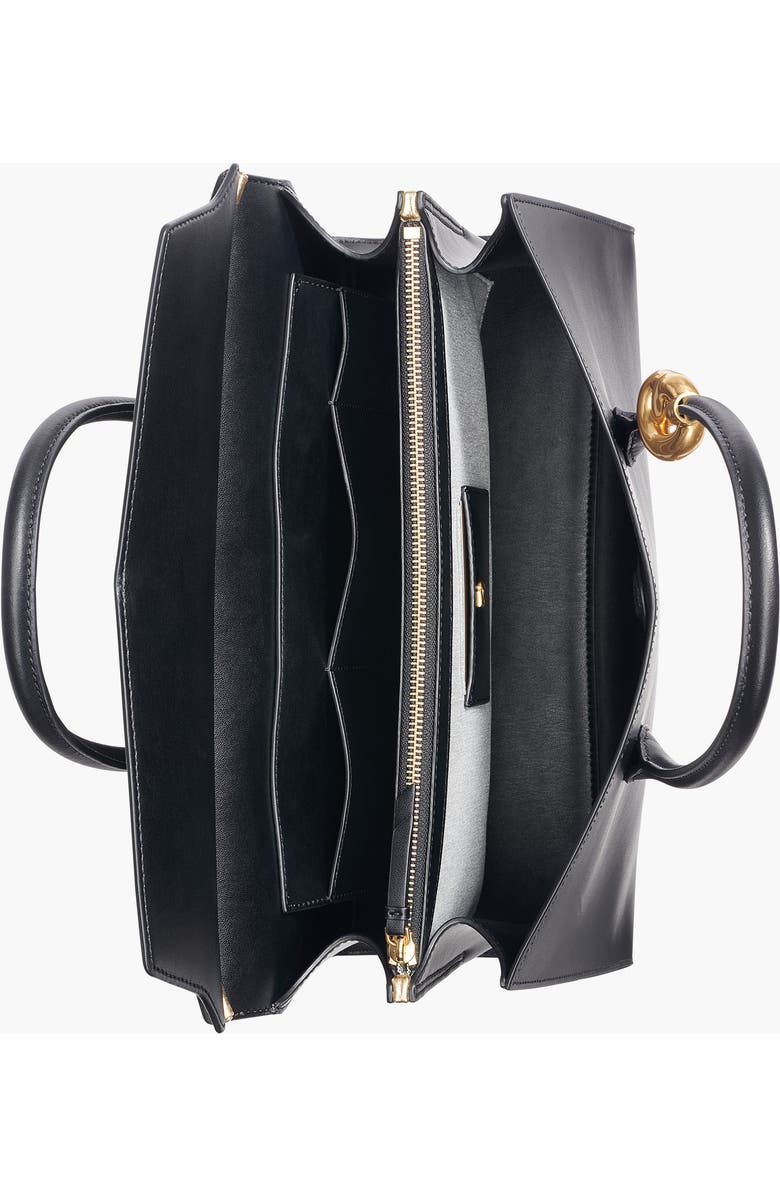 Donna Karan New York Loden Satchel, Alternate, color, Blk/Gold