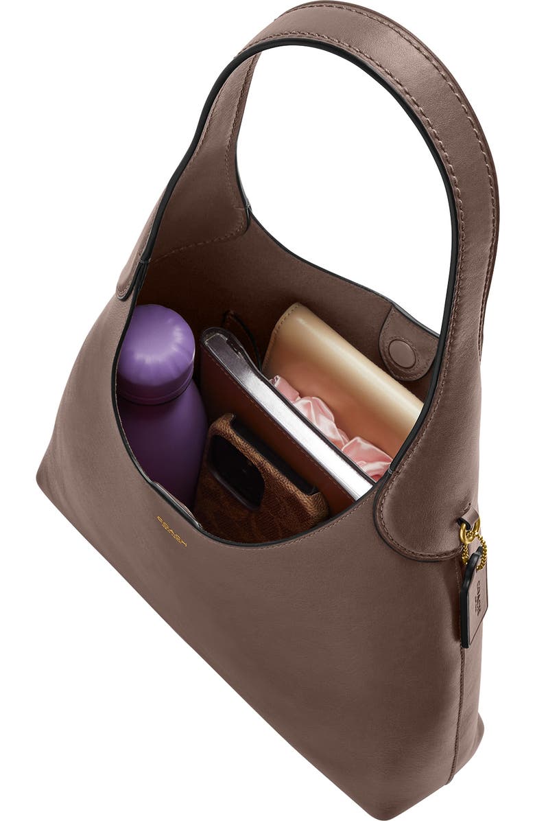 COACH Brooklyn 39 Shoulder Bag, Alternate, color, Dark Stone