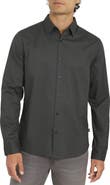 DKNY SPORTSWEAR Campbell Stretch Cotton Button-Up Shirt
