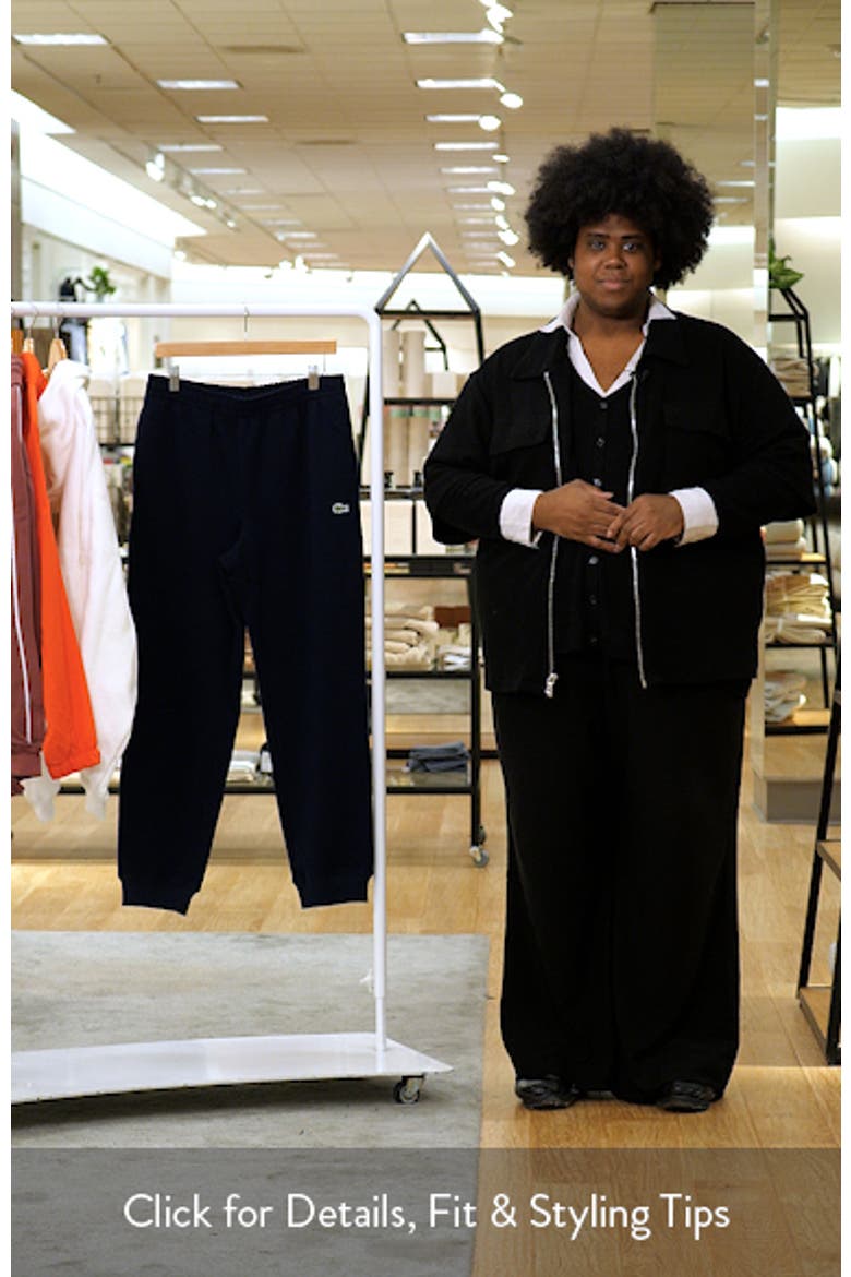 Cotton Blend Piqué Joggers video