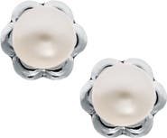 Mignonette Sterling Silver & Cultured Pearl Earrings