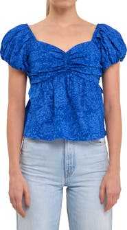 Endless Rose Floral Cutout Bow Tie Top