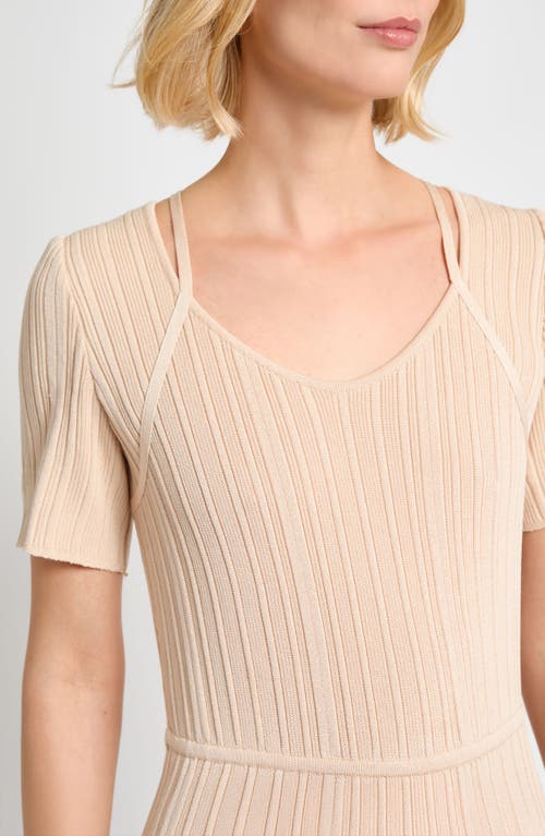 Misook Knit Fit And Flare Dress