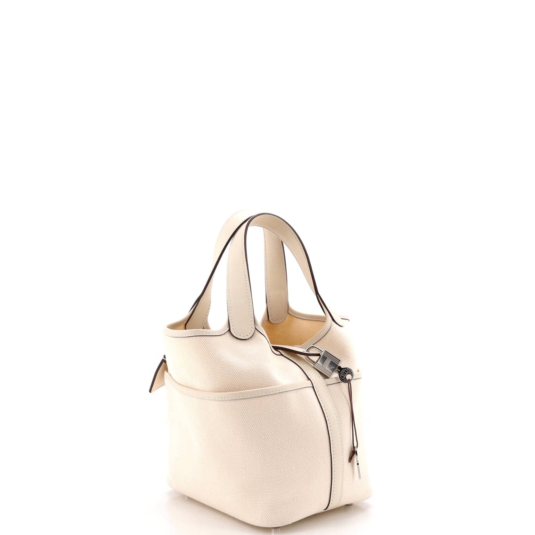 Cargo Picotin Lock Bag Canvas and Swift PM, Alternate, color, White