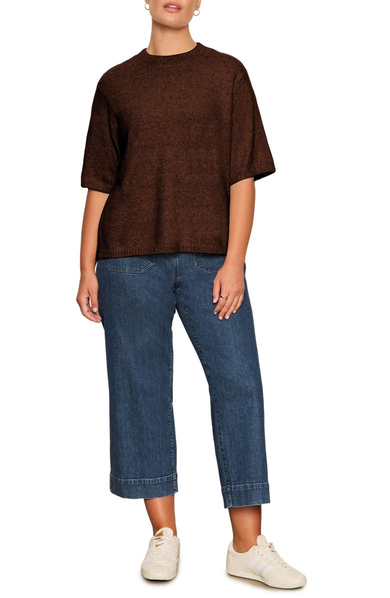 Sanctuary Perfect Sweater Tee, Alternate, color, Chicory