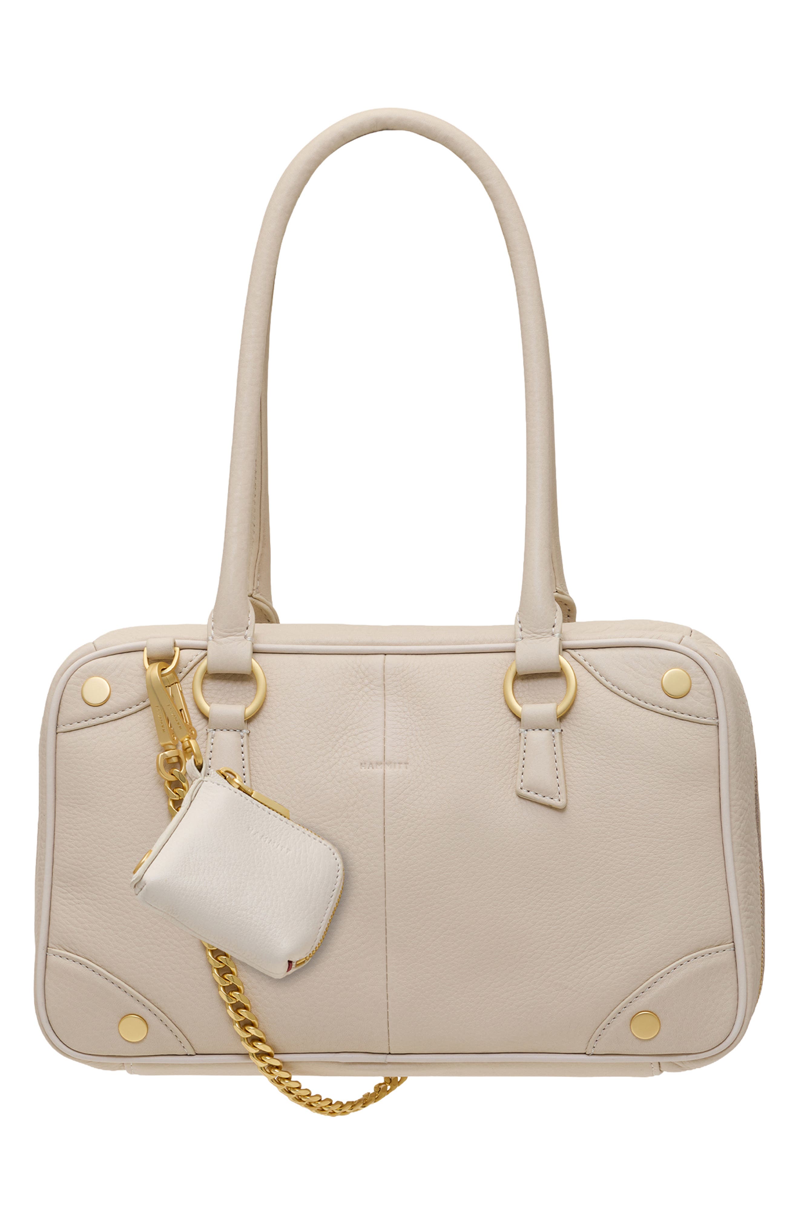Syd Pouch, Alternate, color, CALLA LILY WHITE/ BRUSHED GOLD