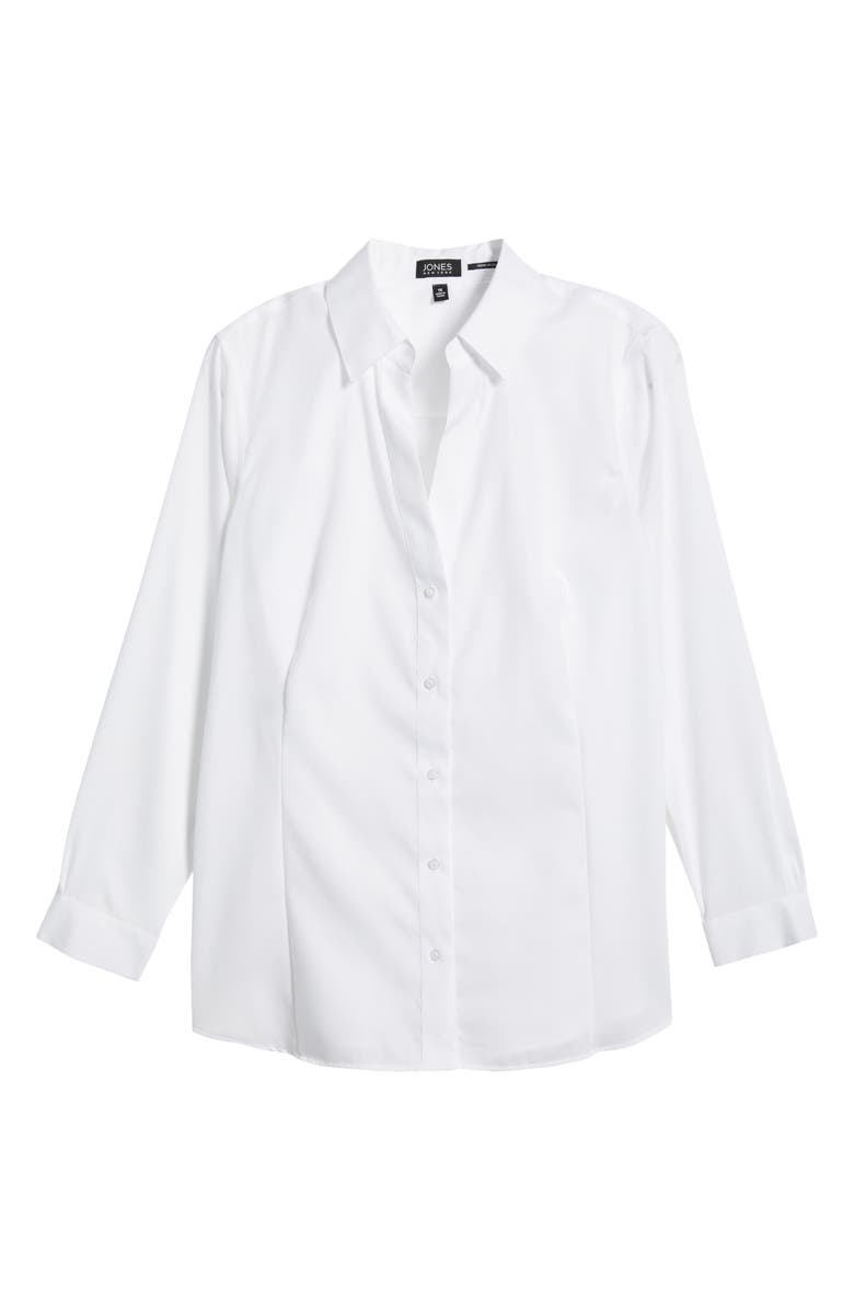 Jones New York Cotton Shirt, Alternate, color, White