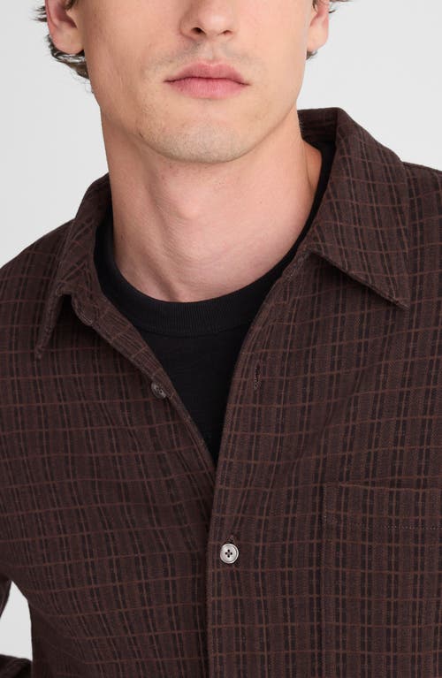 Madewell Devoe Button-up Shirt In Brown