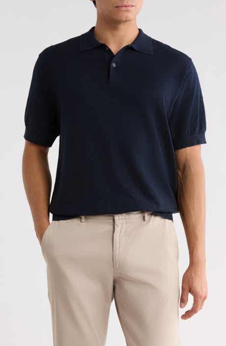 Norris Glacier Cotton & Linen Polo