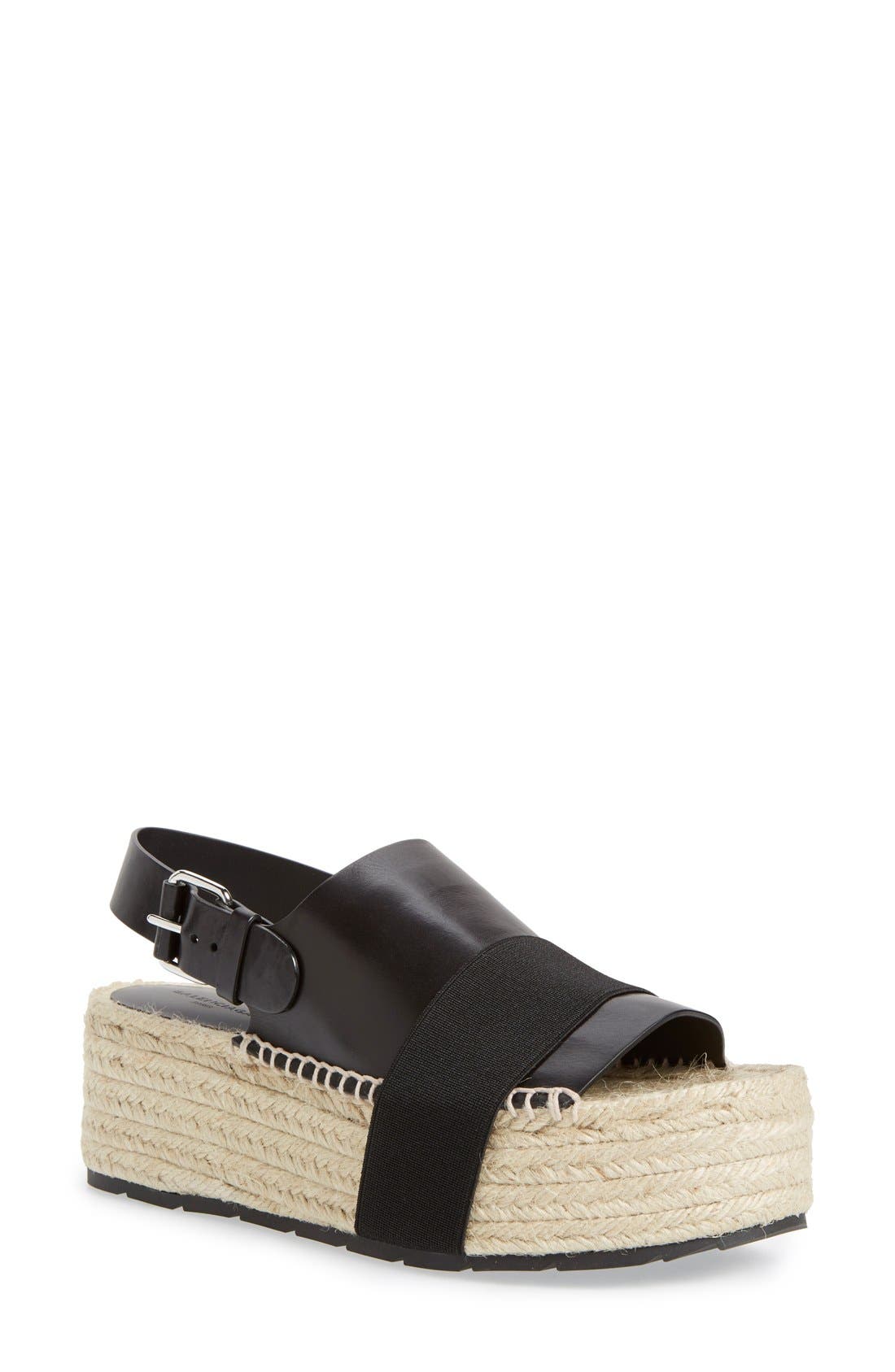 Balenciaga Espadrille Platform Sandal, Main, color, 