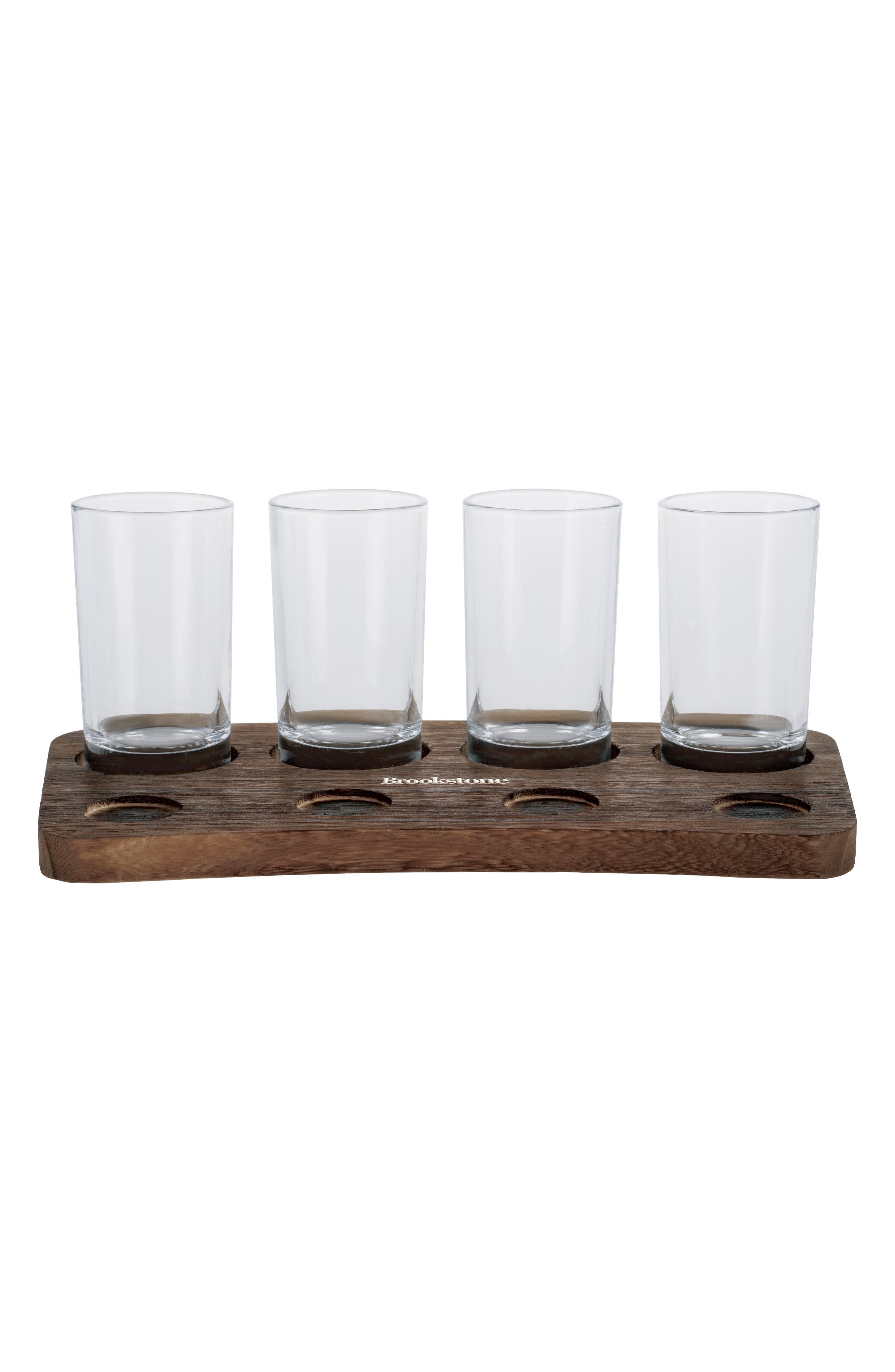 BROOKSTONE Beer Tasting Flight Set