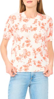 Ted Baker Floral Short Sleeve Sweater