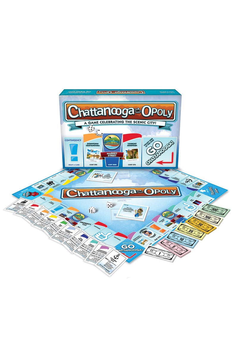 Late for the Sky Chattanoogaopoly Monopoly Board Game, Alternate, color, Multicolored