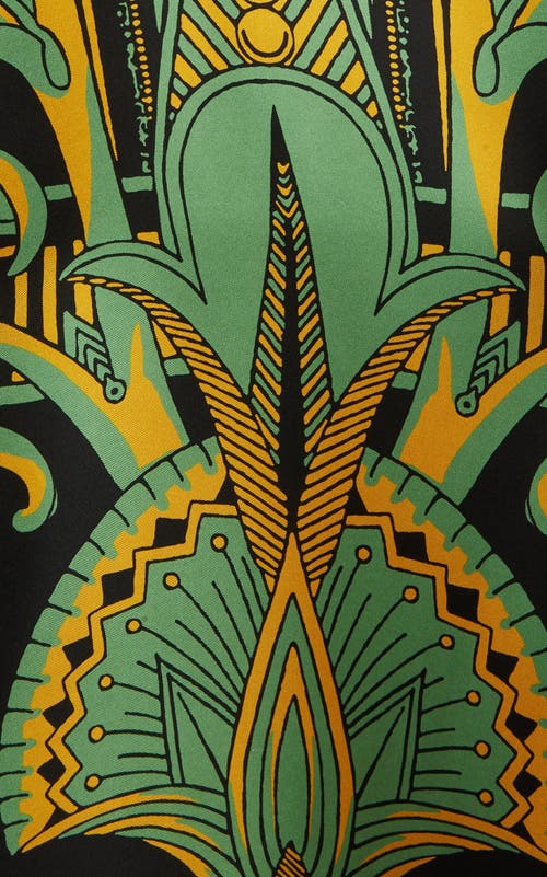 La Doublej Magnifico Printed Open-back Dress