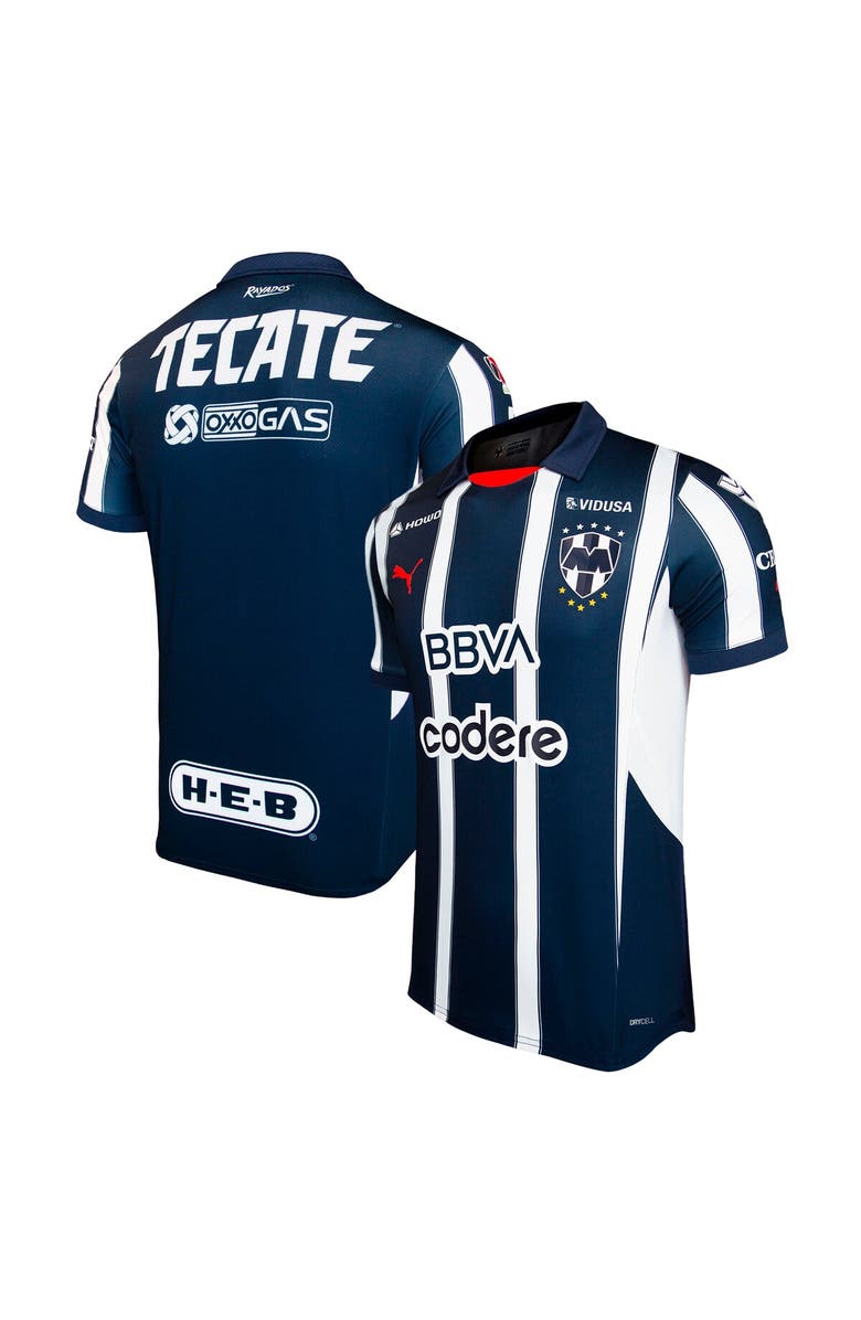 PUMA Men's Puma Navy CF Monterrey 2024/25 Home Authentic Jersey, Main, color, 