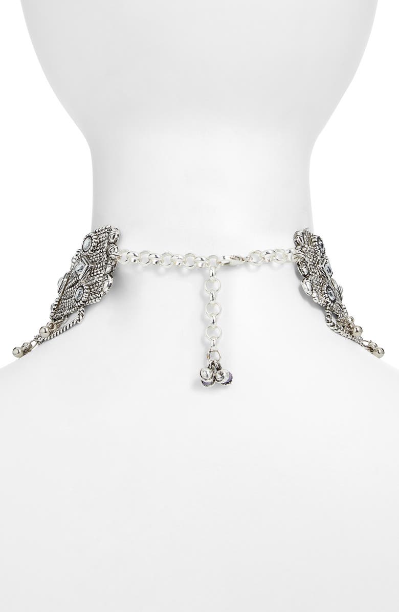 Child of Wild Parvati Goddess Choker Necklace, Alternate, color, Silver