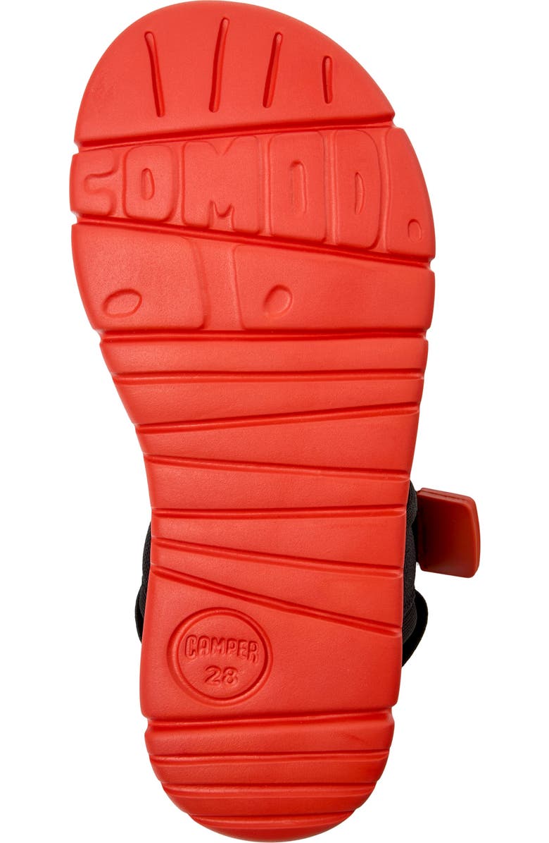 Camper Kids' Oruga Sandal, Alternate, color, Black