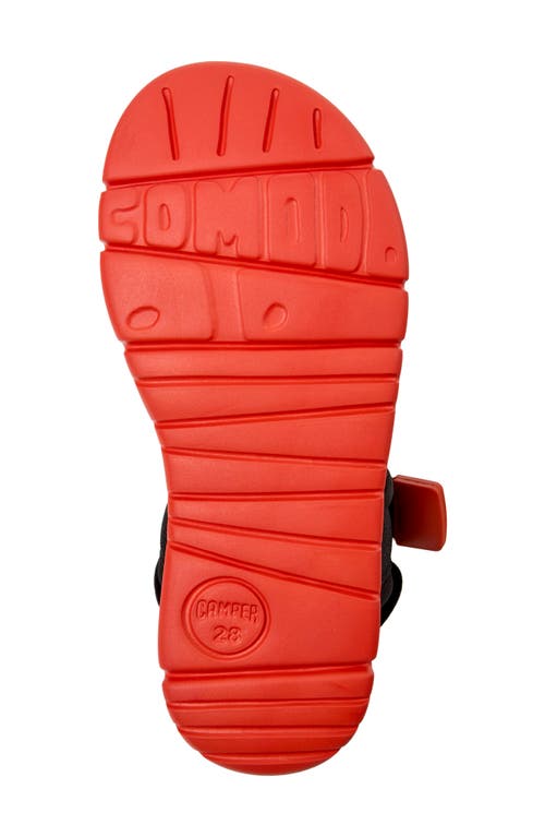 Camper Kids' Oruga Sandal In Black