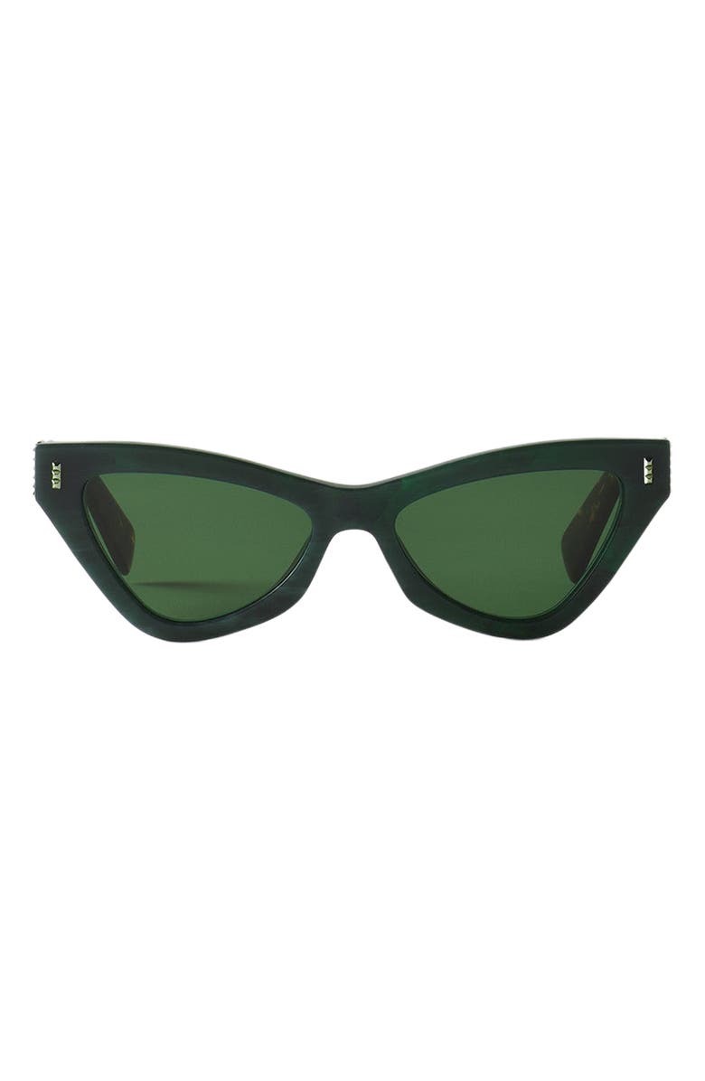 Lanvin Lunettes De Soleil Concerto, Main, color, Green-Brown
